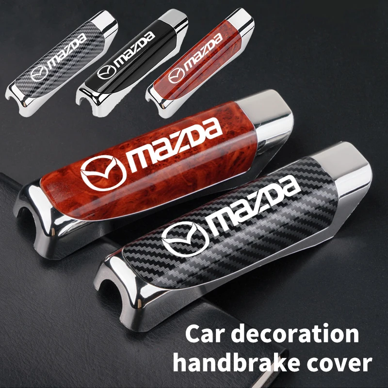 Funda protectora Universal para freno de mano de coche, funda para mango de coche, para Mazda CX3 CX-5 CX5 CX7 CX9 MX5 Axela Atenza Allegro