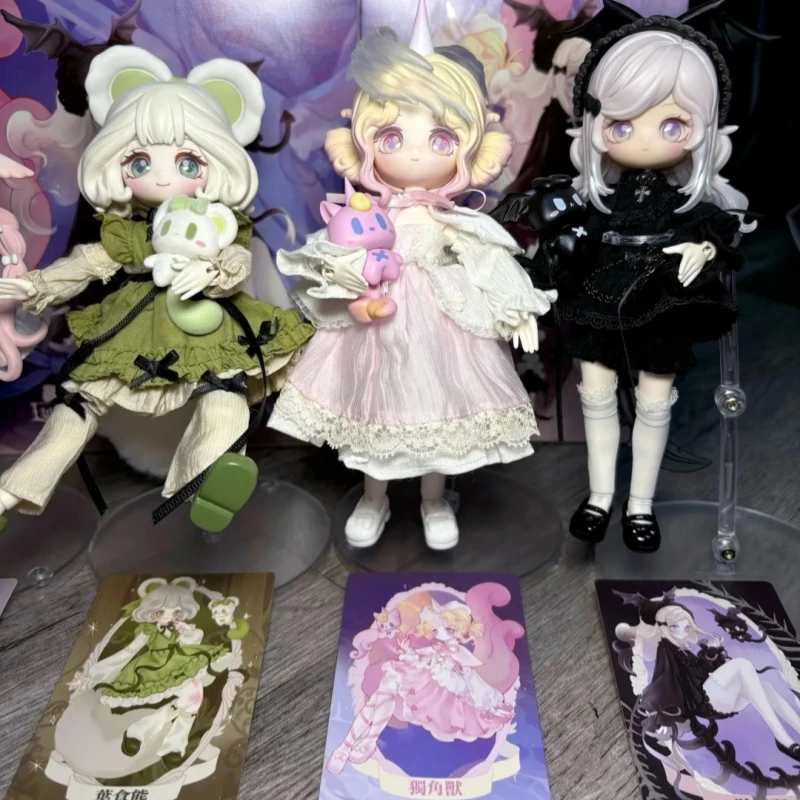 

В наличии Luluelf Story Series 1/12 Bjd Blind Box Mystery Box Toys, милая экшн-фигурка аниме, кавайная модель, детский подарок на день рождения