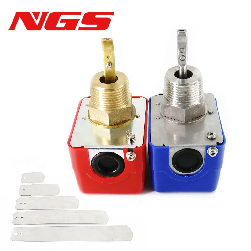 G1 HFS-25 Automatic Stainless Steel Paddle Water Flow Switch Liquid Controller Valve Sensor 1 Inch 1/2 3/4 12V to AC220V