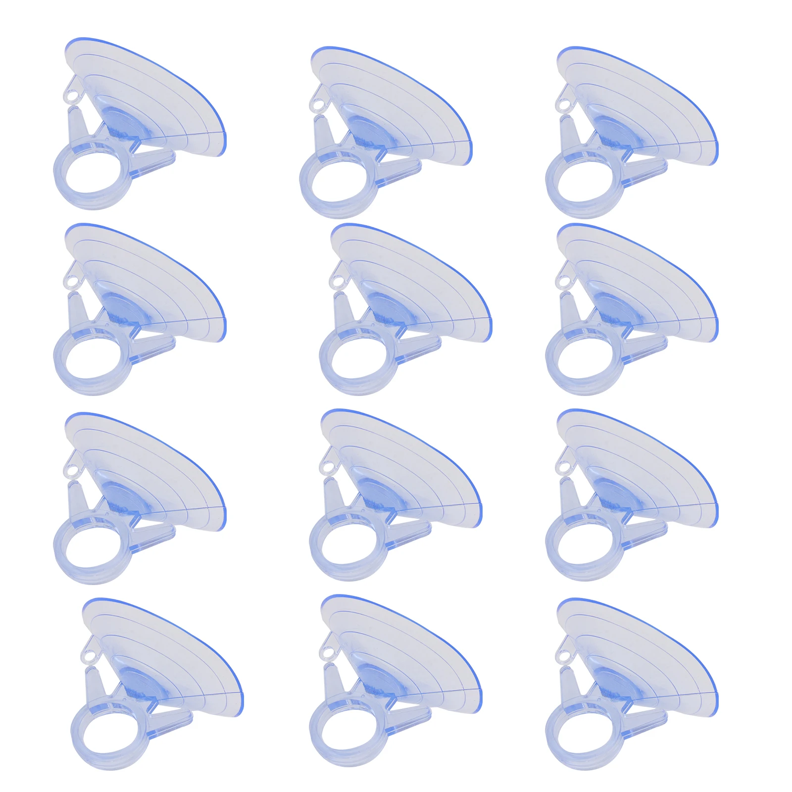 

12Pcs PVC Pull Ring Suction Cup 45Mm Fish Tank Fixed Glass Vacuum Sucker Aquarium Multi-Purpose Strong Adhesion