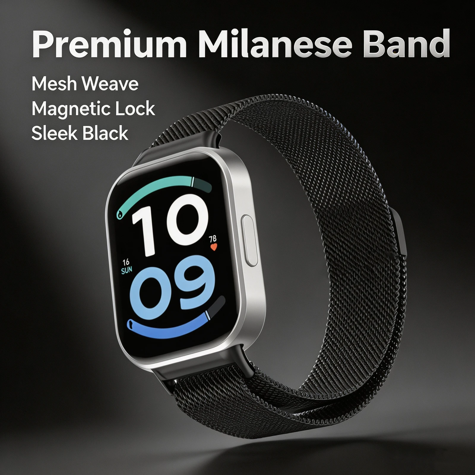 Metalen band voor de Redmi Wat - Milanese Loop Magnetic recensie en prijs