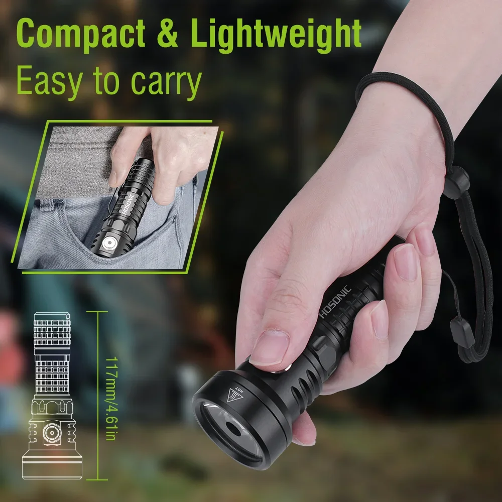 hosonic-ec12-sft‑40-led-flashlight-1500-lumens-waterproof-type‑c-charging-18650-torch-emergency-outdoor-camping-hand-light