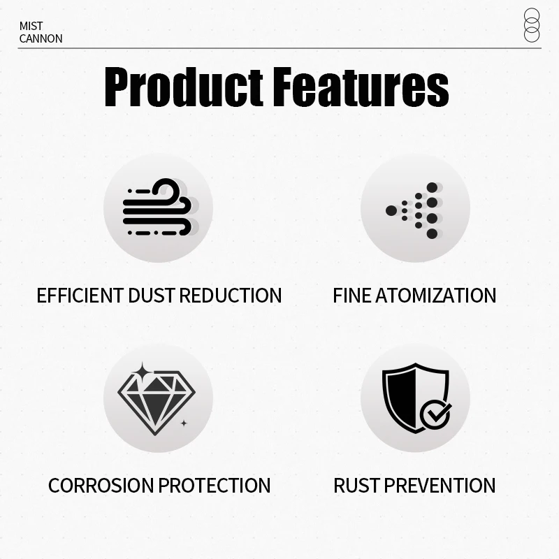 آلة مدفع الضباب الثابتة المثبتة على السيارة ذات الضغط العالي مع CE #3