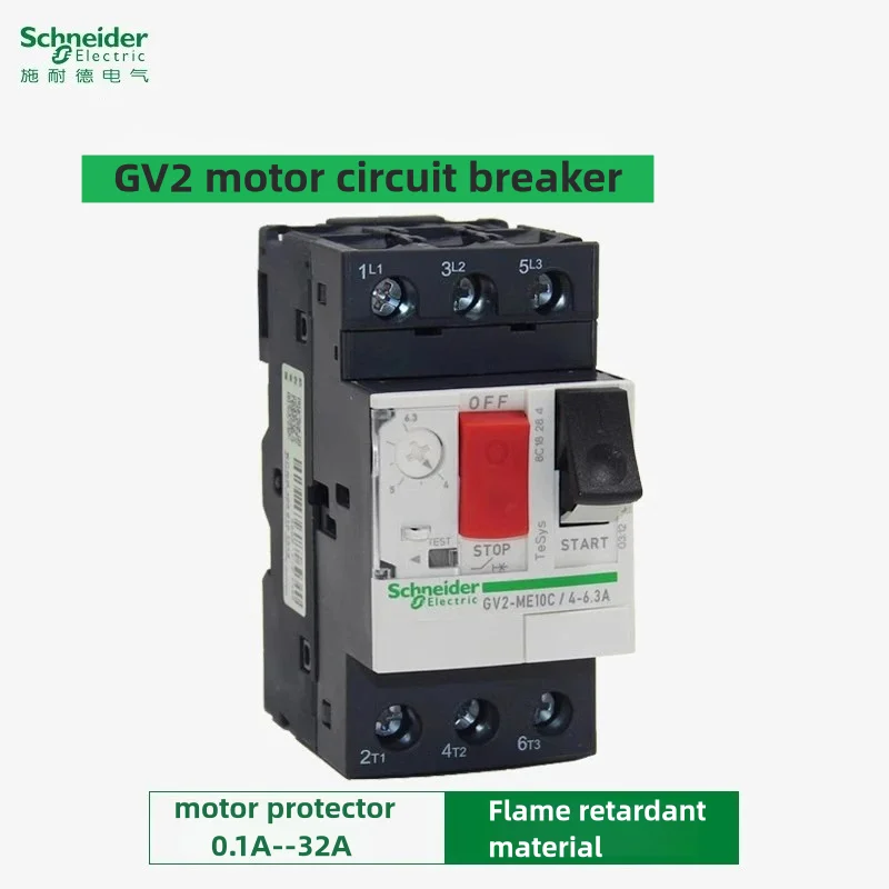 

Schneider Motor Circuit Breaker Gv2Me14C 08C 10C 16C 22C 32C Motor Start Protection Switch