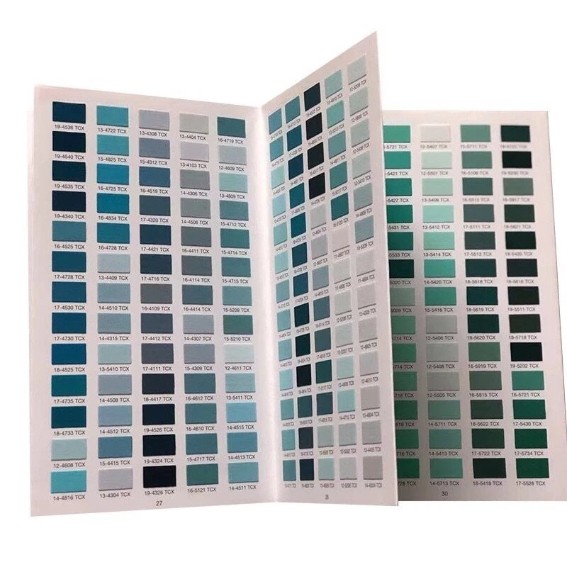 Fashion & Home Textile Cotton Color Swatch Book, TCX‑Style Fabric Color Reference Card, Model FHIC200C/A for Garment