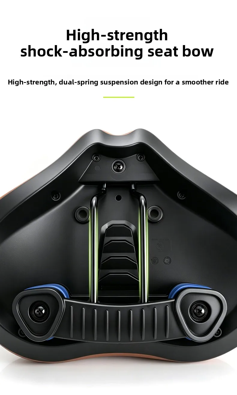 Geeignet für Xidesheng Mountainbike-Sattelkissen, ultraweiches Sattelkissen, komfortables Sattelkissen, Sitz vergrößert und verbreitert. – Detail 8