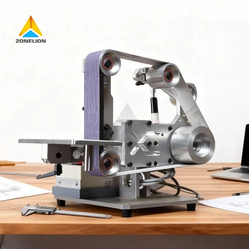 Belt Grinder 915x50mm Belt Sander Machine For Metal Wood Grinding Polishing Adjustable Table