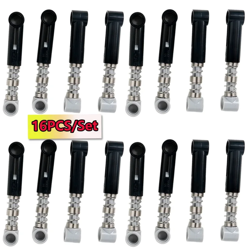 

16PCS Hard Spring Shock Arm Technology Building Blocks Parts Bricks MOC Shock-absorbing Arm DIY Bricks Toys Accessories For Cars