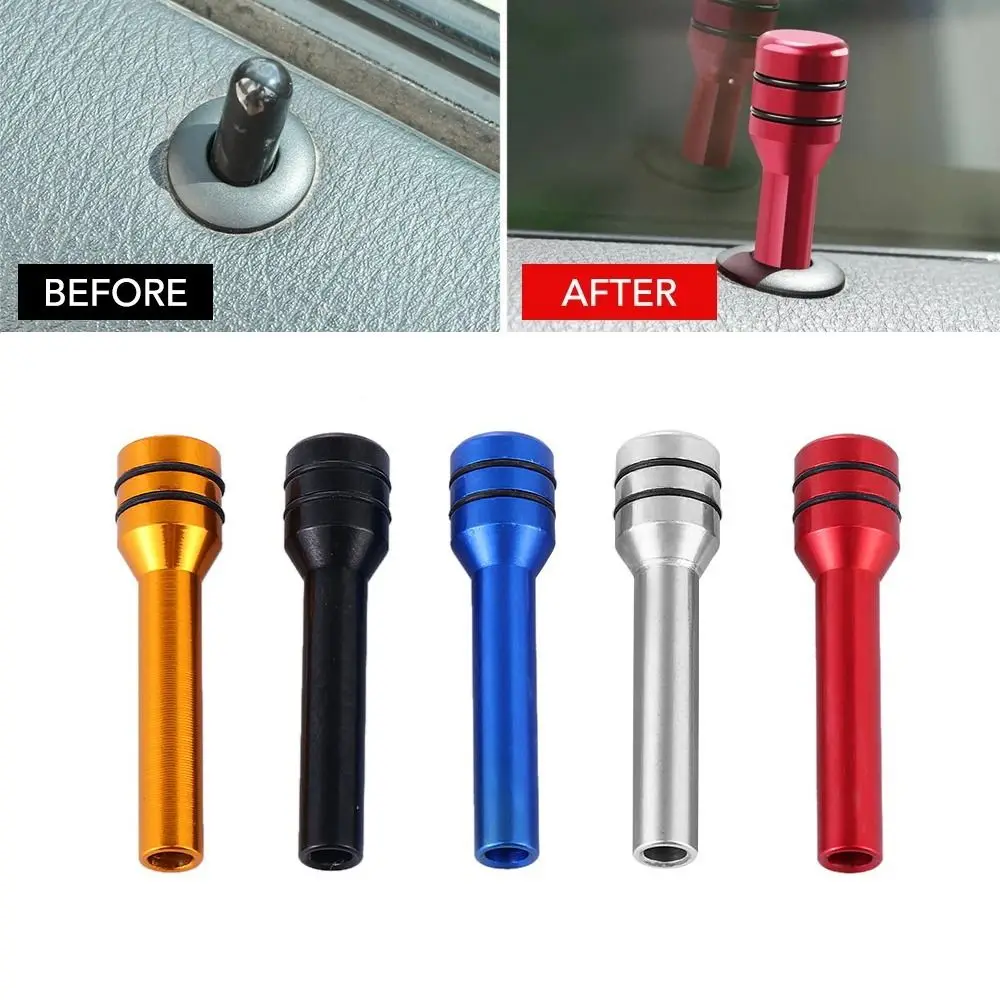 4pcs Practical Auto Parts for Car Truck Door Lock Pins Auto Car Security Pins Knob Pull Pins Car Door Lock