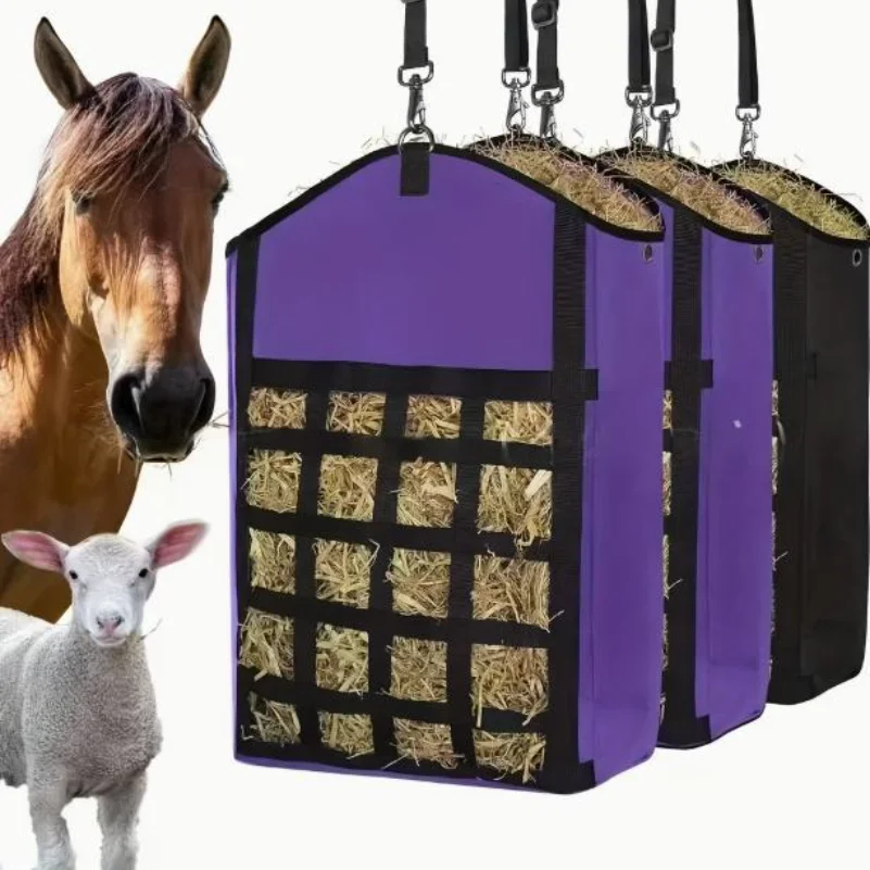 

Cross-border New Large Capacity Horse Products Feeding Bag Hay Bag Portable Horse Bag Dry Grass Storage Bag