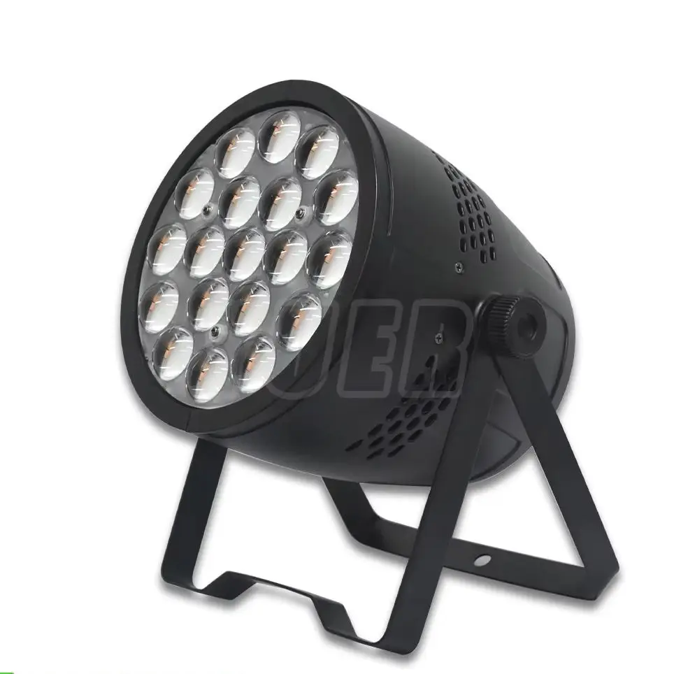 4PCS/lot LED 19x15w RGBW 4in1 Zoom Wall Washing Effect Stage Par Lighting DMX Music Control For Party Dj Disco Wedding Par Light