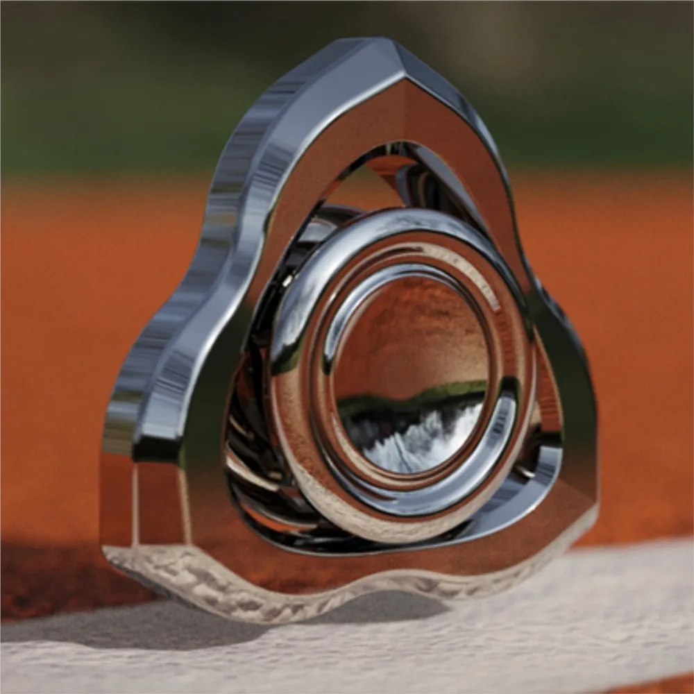 Newbee EDC Fidget Gyro Metal Stress Relief Toys Fidget Toys For Adults Office Desk Accessories Three Leaf Spinner