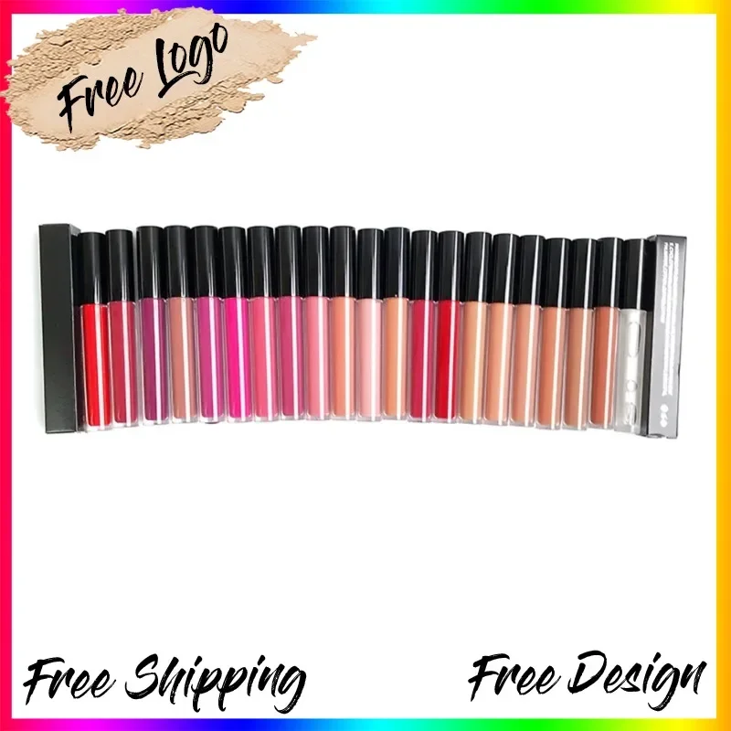 

Private Label 21colors Long Lasting Liquid Lipstick Matte Non Stick Cup Waterproof Easy To Colored Nude Sexy Lips Makeup Bulk