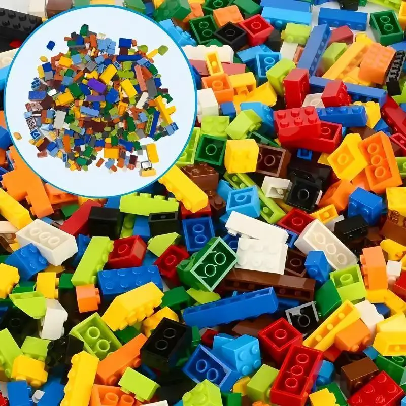 

City DIY Creative Building Blocks 1000Pcs Compatible Bricks Large Base Plate Educational Toys For Kids