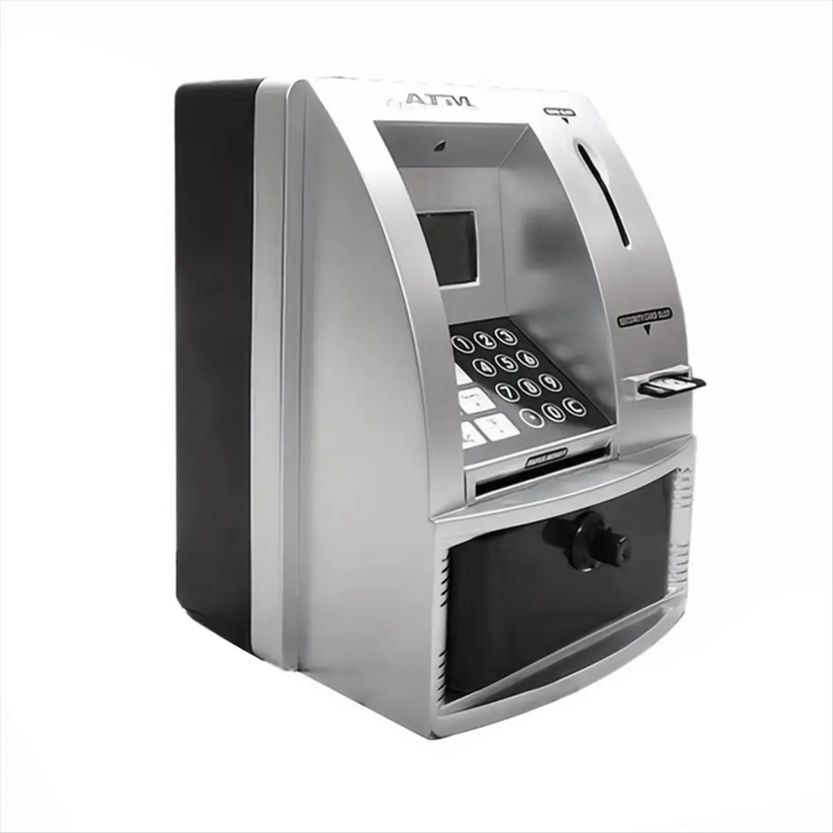ABGN Smart ATM Piggy Bank for Money Mini Banknote Voice ATM Machine to Teach Children Money Management