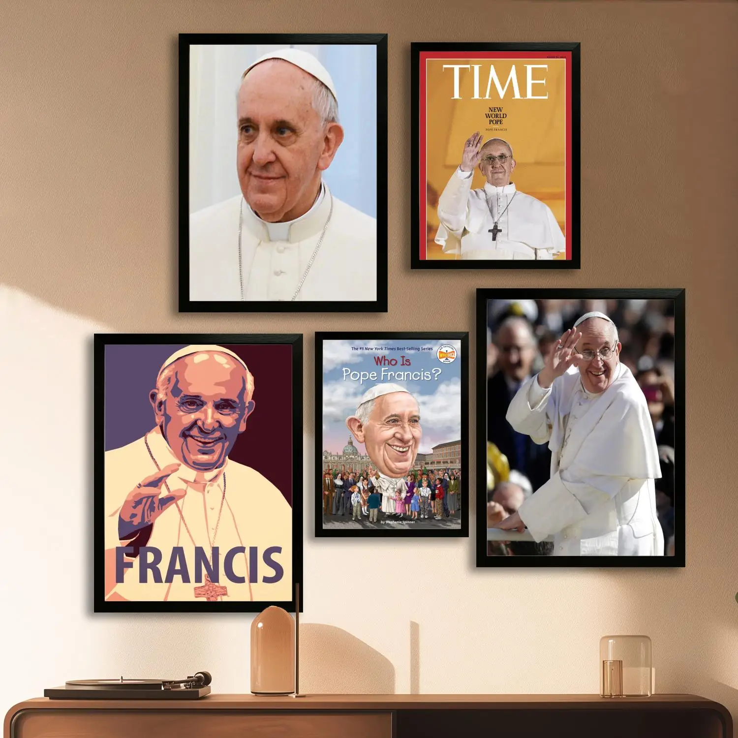 pope francis Canvas Art Poster and Wall Art Picture Print, Modern Family Bedroom Decor Posters,Decorative painting