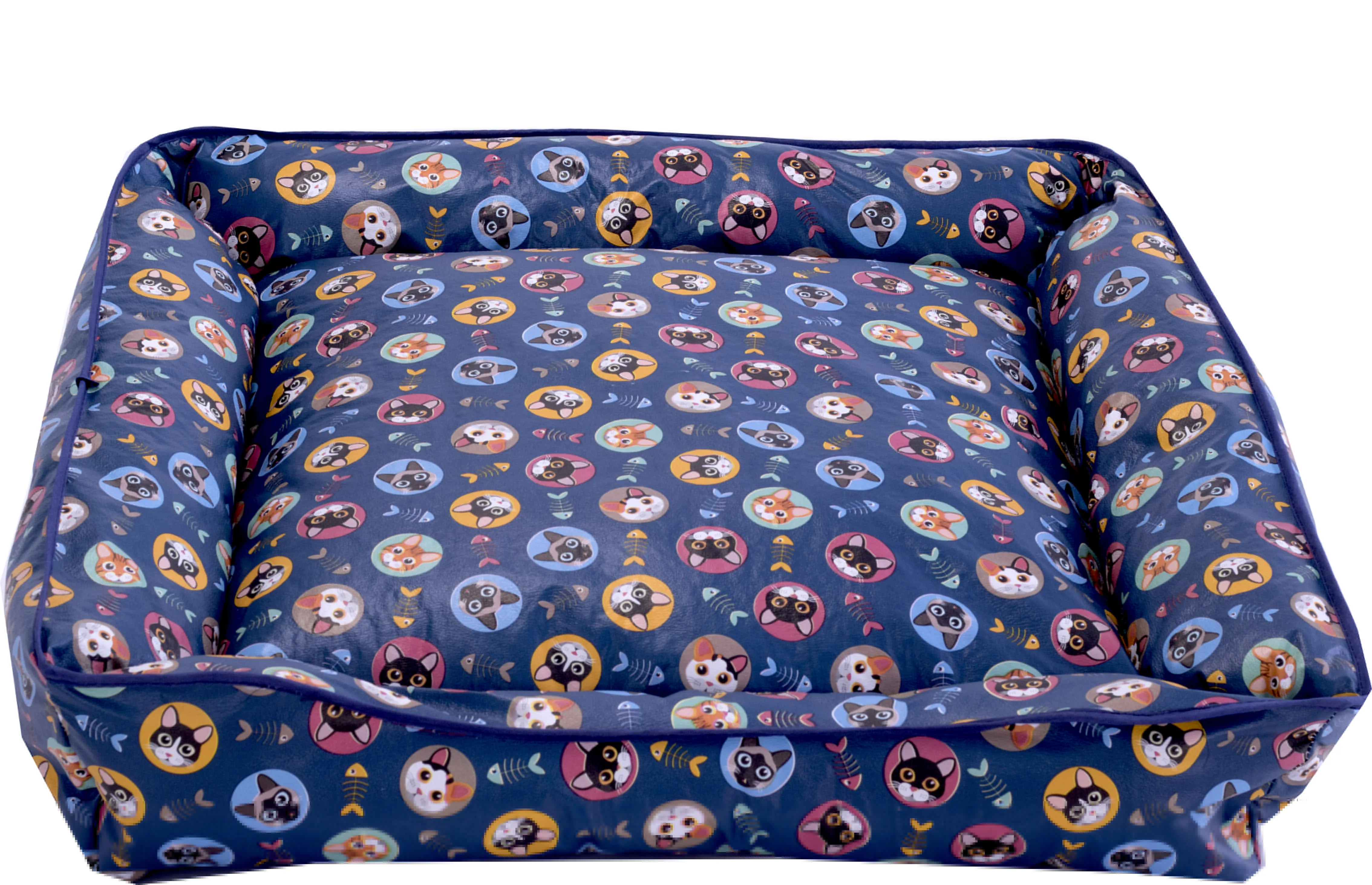 Bed For Pet Dogs And Cats Blue Porte Medio Impermeavel Cat