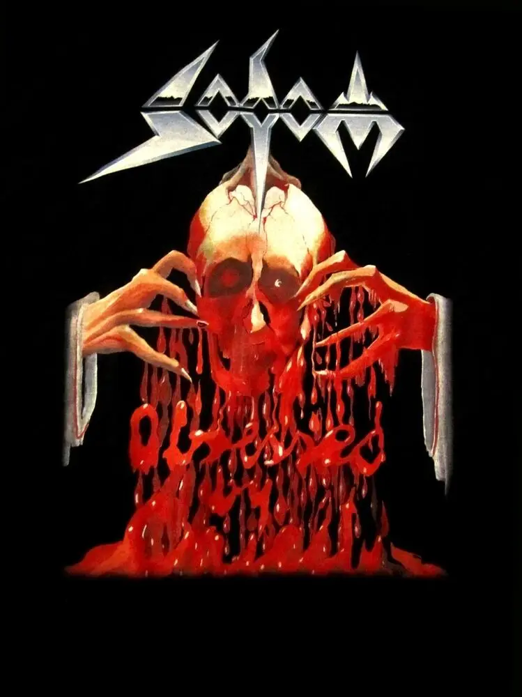 SODOM cd cvr OBSESSED BY CRUELTY Official SHIRT XL New angelripper witchhunter