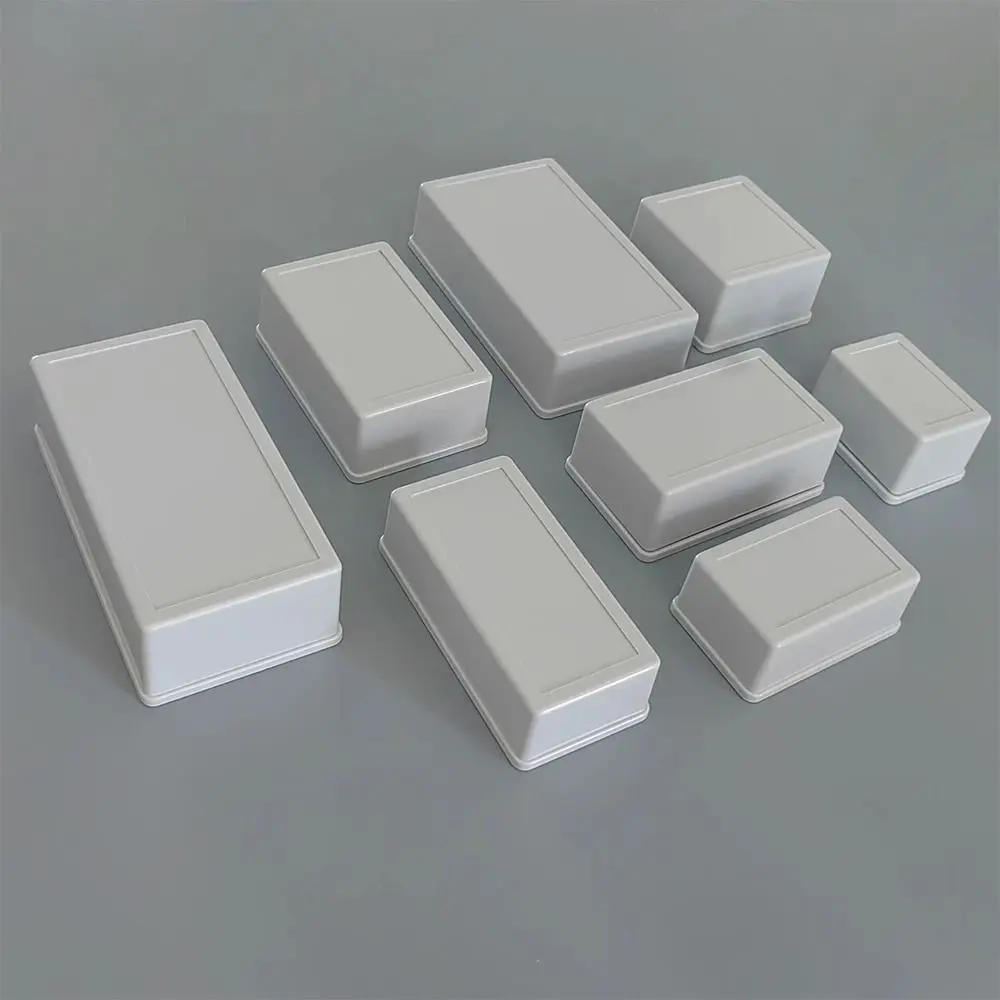 Waterproof Project Enclosure Boxes ABS Plastic White Black Storage Case 10 Styles Housing Instrument Case Electronic Supplies