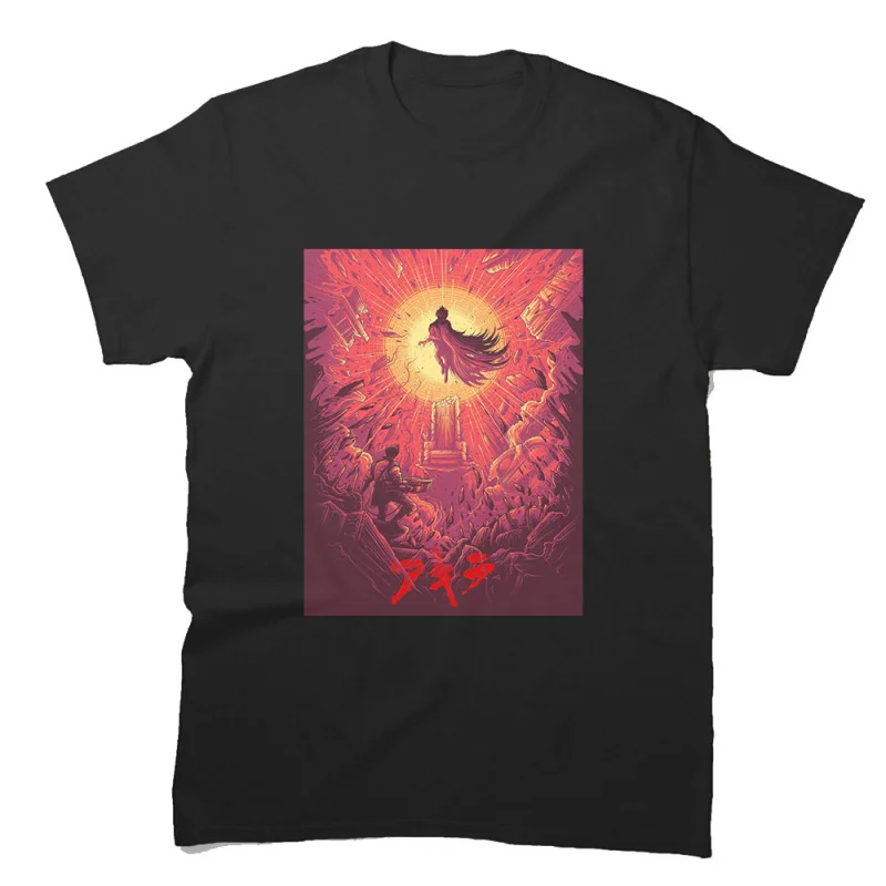 

Dan Vintage Akira Anime Gift T Shirt Cyberpunk Manga Neo-Tokyo City explosion Graphic clothes cyber mecha All size tops S-6XL