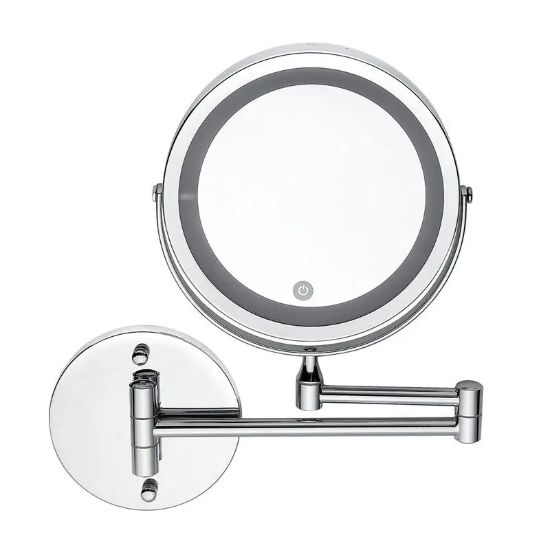 

Led 10X Magnifying Makeup Shaving Vanity Mirror Bathroom Wall Mount 360°