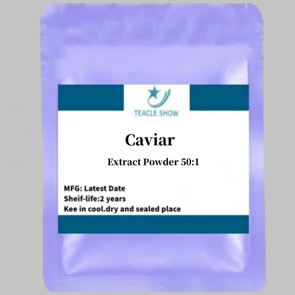 50-1000g Caviar Extract Powder 50:1, Moisturizing and Anti-aging, Nourishes The Skin