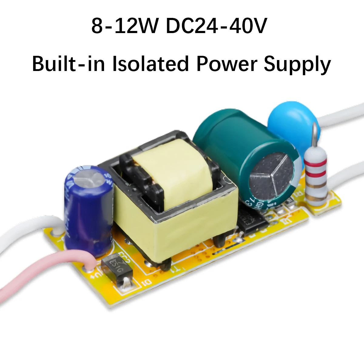 8-12W LED Spotlight and Bulb for Commercial Lighting – Flicker-Free, Wide Voltage Input, Isolated Built-in Driver