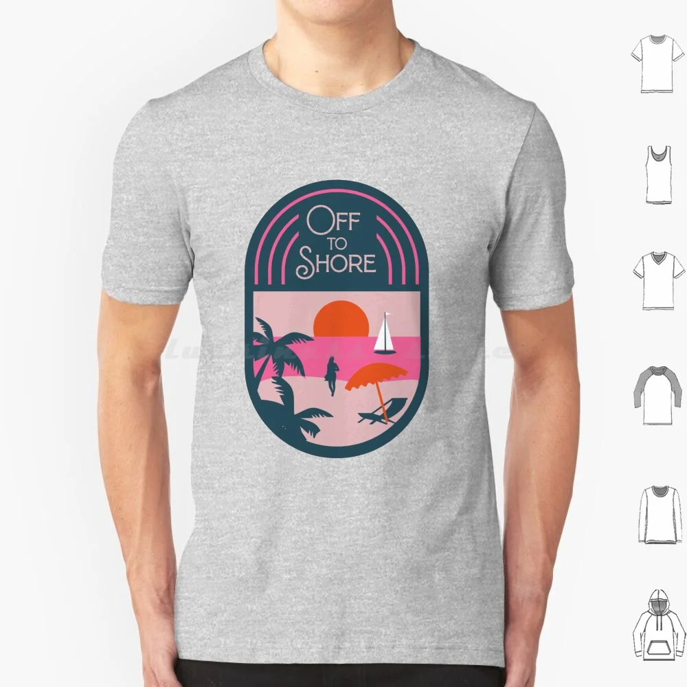 Off To Shore T Shirt Cotton Men Women DIY Print Summer 69 Summer Of 69 Vintage 1969 Retro Beach Birthday Shore New Ocean Nj