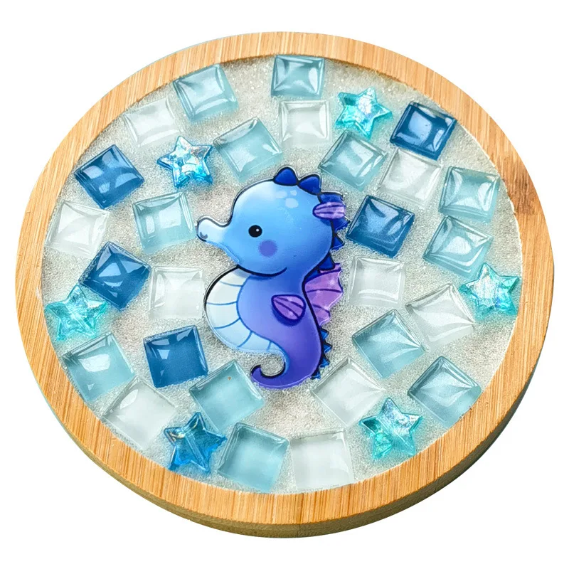 Sublimation DIY Mosaic Coaster Kit – Parent-Child Craft Set, Handmade Puzzle & Educational Gift