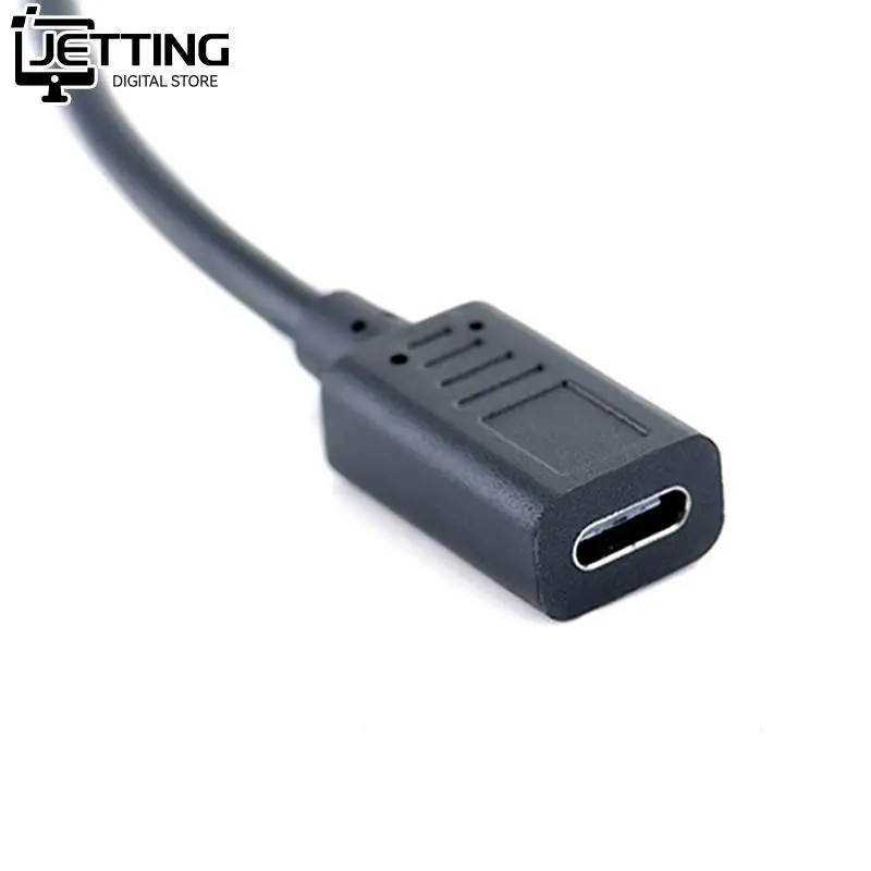 30 cm Mini USB Stecker auf Typ-c Weiblichen Lade Daten Adapter Kabel Adapter