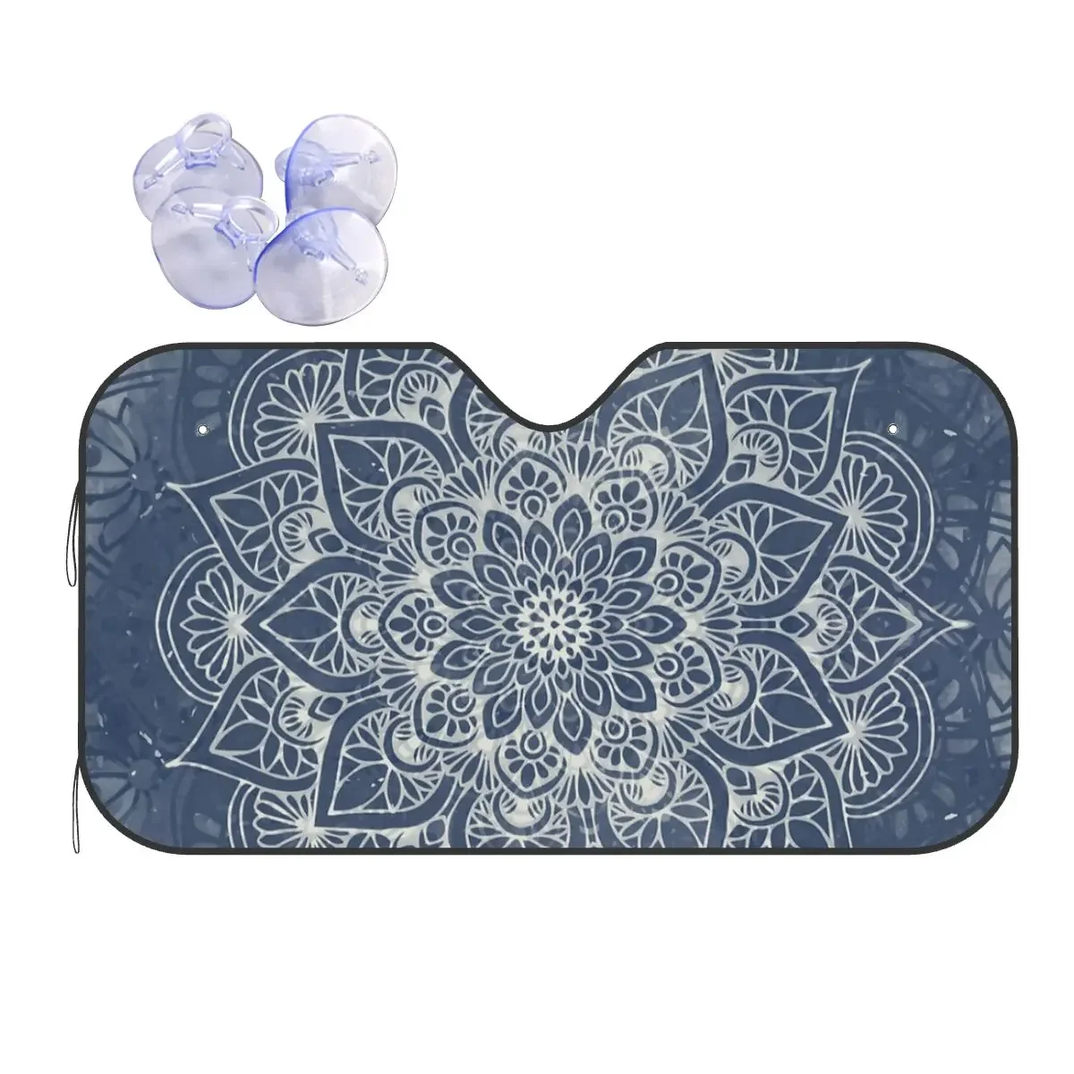 

Mandala Yoga Love Sunsha Windscreen Occult Witch Magic Boho Cute Cover Front Block Window 76x140cm Car Sunsha UV Protector