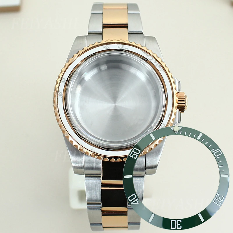 

40mm Watch Case 20mm Bracelet 120clicks Bezel For Seiko NH35 NH36 NH38 NH34 Miyota 8215 ETA 2824 Automatic Movement 28.5mm Dial