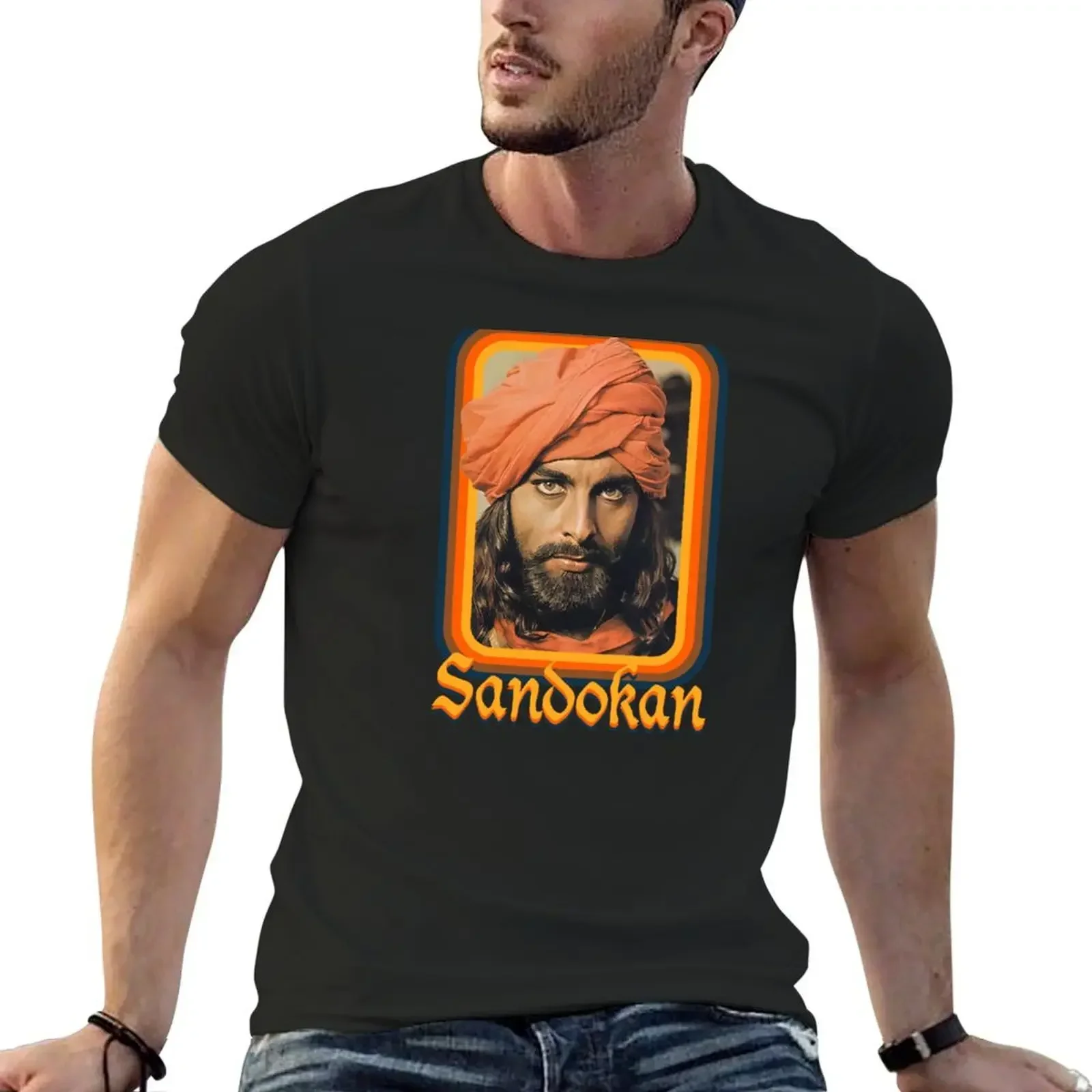 Sandokan TV Shows T-Shirt Blouse tops Short sleeve tee plus size tops anime shirts men