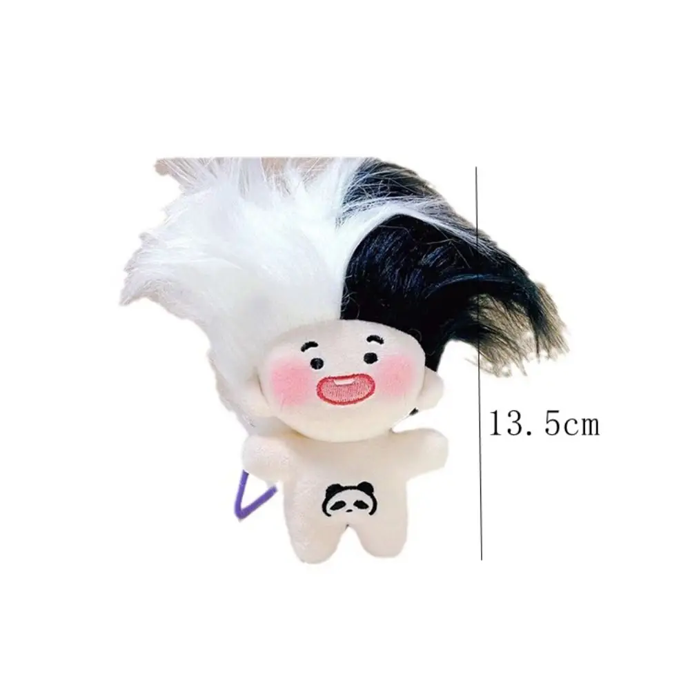 No Clothes Missing Teeth Cotton Doll Missing Teeth Key Chain Style Toothless Doll Key Chain Short PP Cotton Funny Toothless Doll