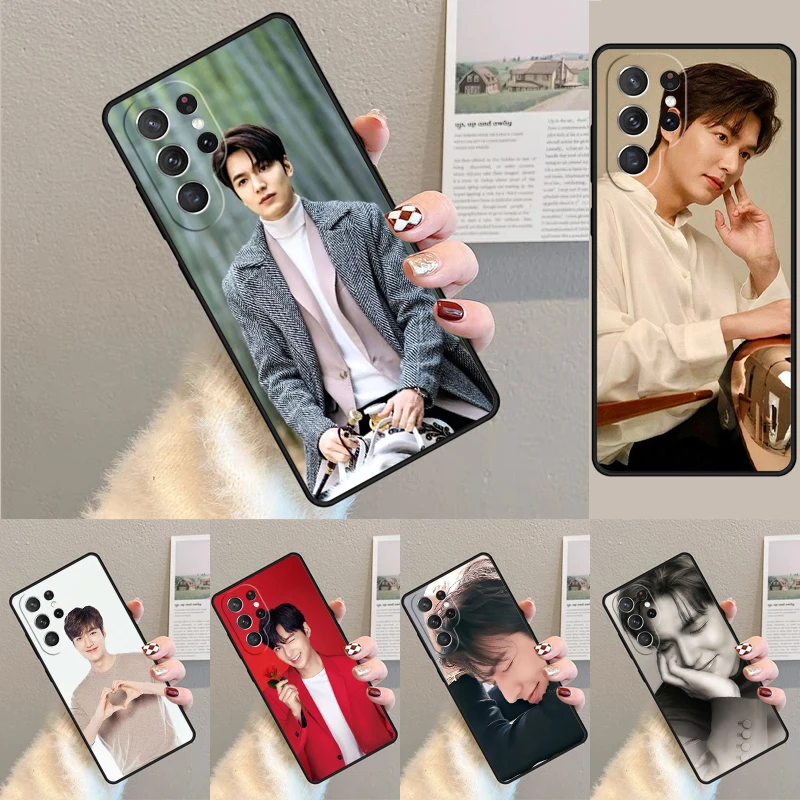 Korean Actor Lee Min ho phone case Cover For Samsung Galaxy S24 Ultra S21 S22 Ultra S8 S9 S10E Note 10 Plus Note 20 FE S23