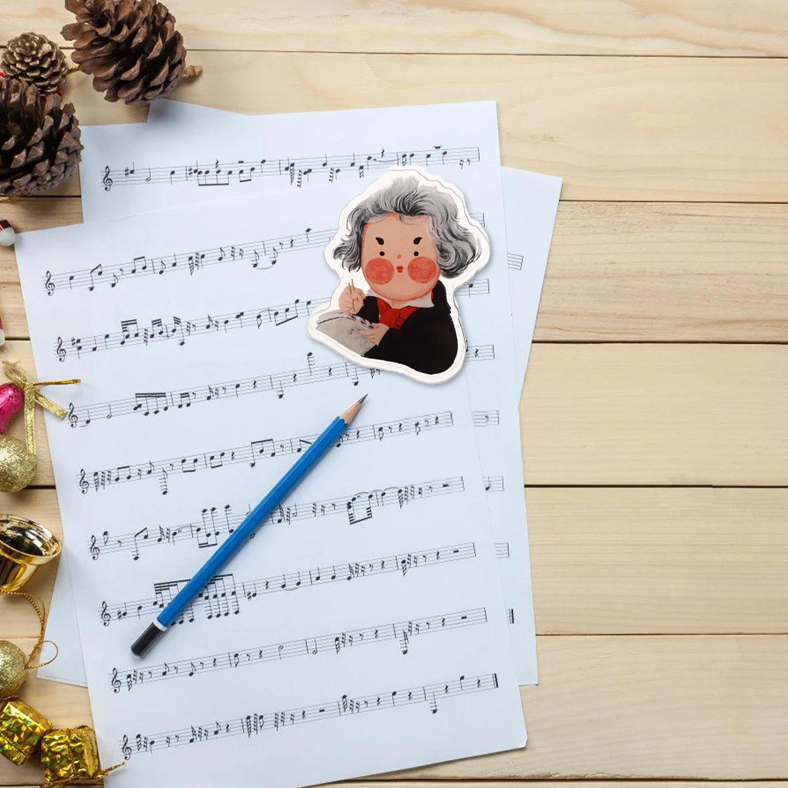 

Book Clip for Score Markers Clips Cartoon Violin Practice Piano Bookmark