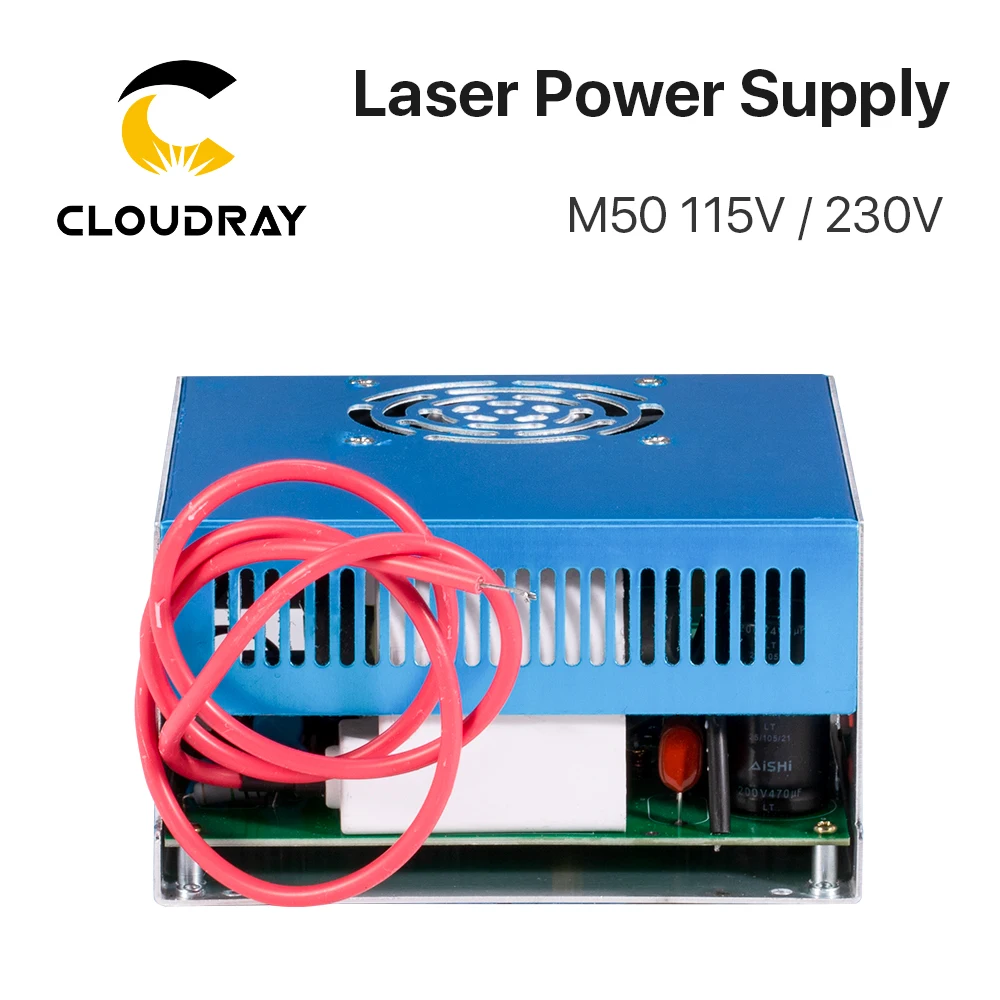 Cloudray 50W CO2 Laser Power Supply 3A Output  for 45-50W Laser tube CO2 Laser Engraving Cutting Machine M50