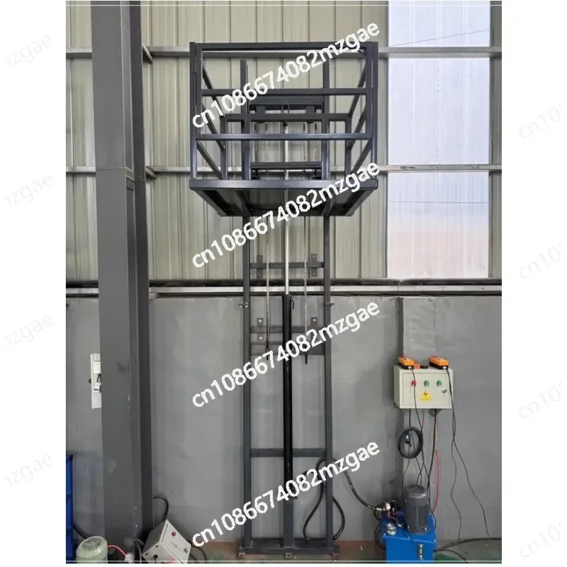 Residential Home Lift Small Elevator 500KG 800KG Hydraulic Electric Compact Low Noise Safe Durable 2-12M Height Adjustment