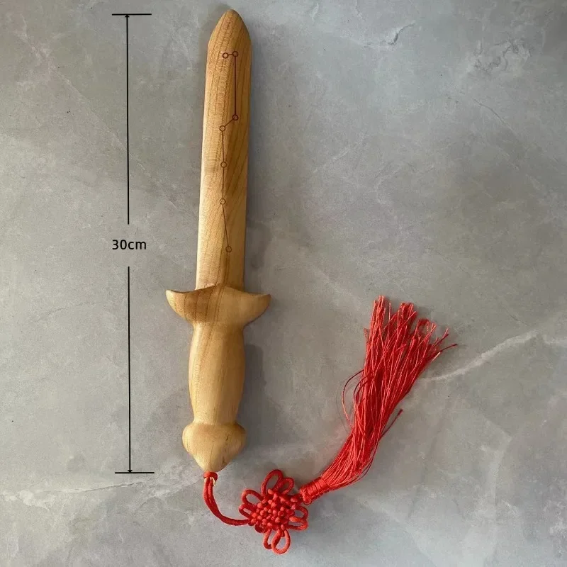 30cm/11.81in New style Hickory Seven Star Sword Martial Arts Weapons Solo leveling Sword Training knife Ornament Boys Toys Gifts