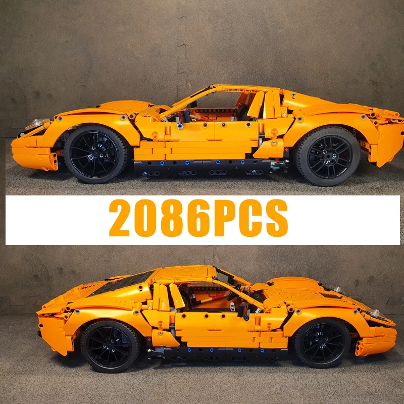 NEW Miura SV 2086PCS Compatible with 42056 supercars  model buiding kit block self-locking bricks holiday toys birthday gift