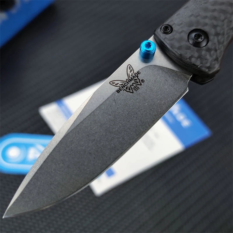 Carbon Fiber Mini Bugout BM 533/535s Pocket Folding Knife S90V Blade Handles Outdoors Tactical Defense Survival Tools Gift Knife