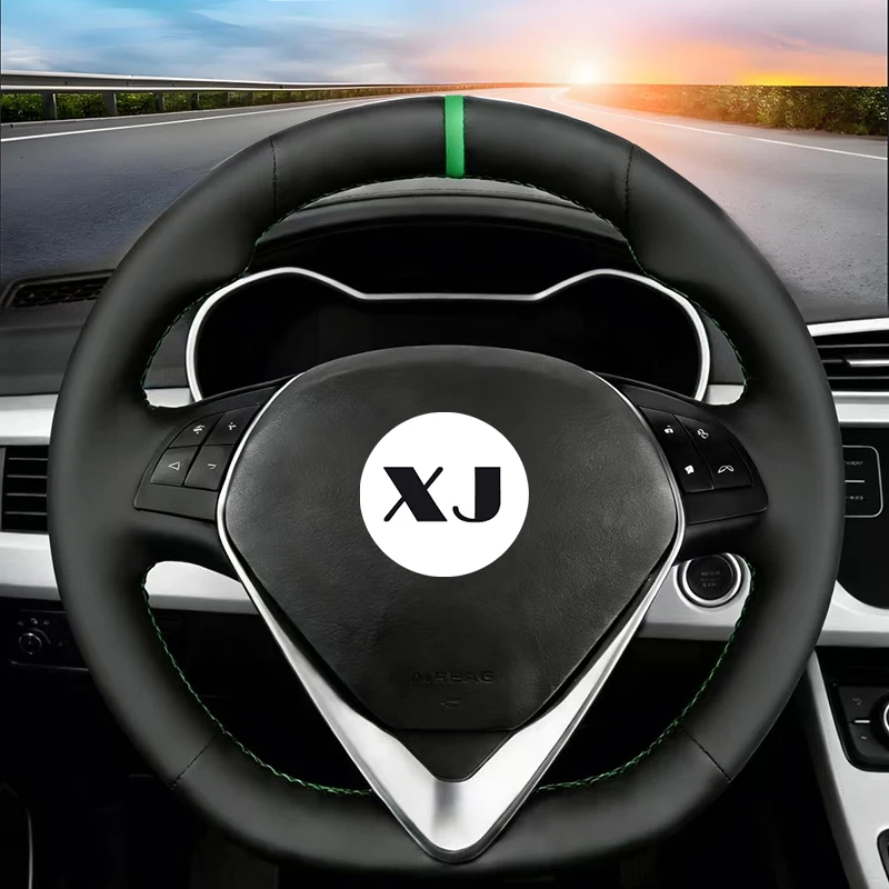 Custom Microfiber Leather Car Braid Steering Wheel Cover for Alfa Romeo Giulietta 2014 D Style Interior Accessories Car-stying