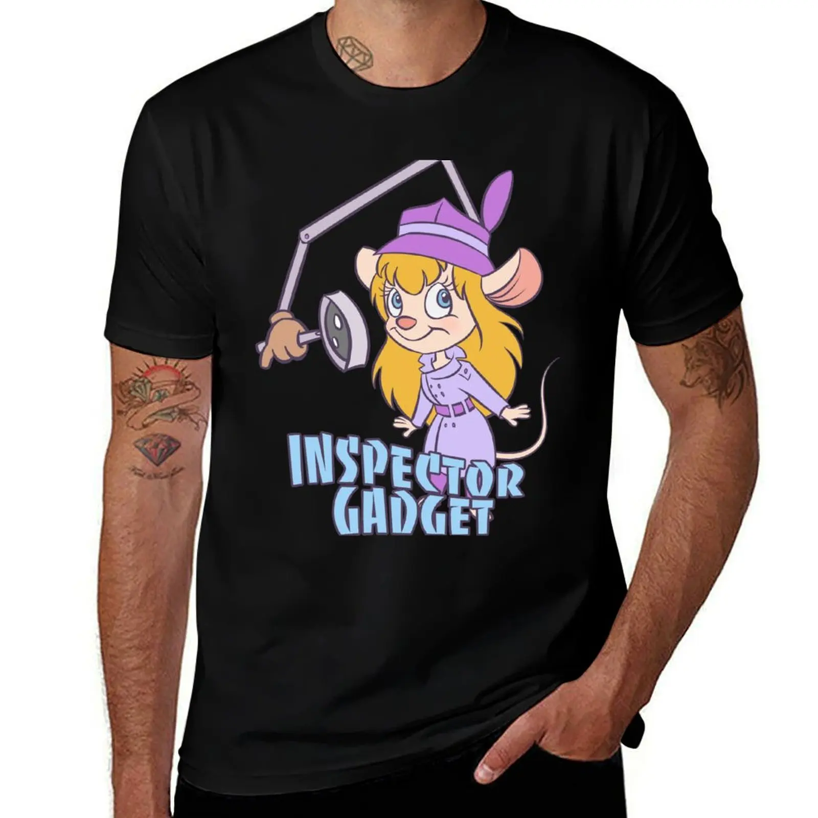 Inspector Gadget T-Shirt Daily Casual Short Sleeve Tee Shirt T-Shirt