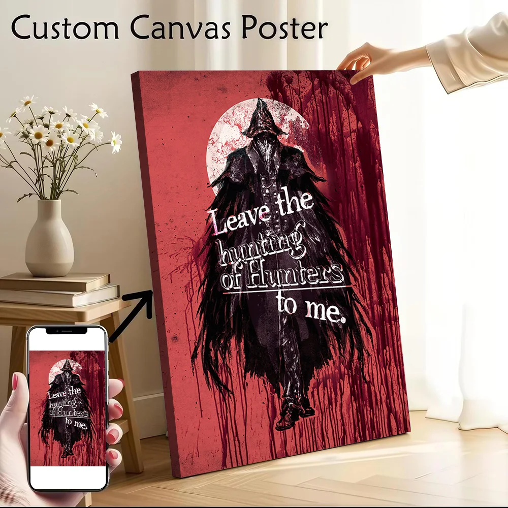 Eileen the Crow: Hunter's Resolve – Affiche sur toile imprimée, peintures murales personnalisées de haute qualité pour décorations de salon