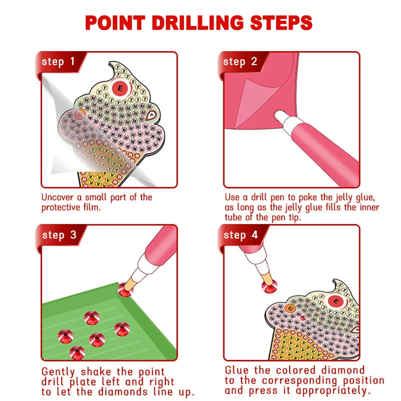 24 stuks vintage diamant schilderij sleutelhangers dubbelzijdig diamant sleutelhanger kit DIY diamant kunst vintage kerstman rendier sneeuwpop