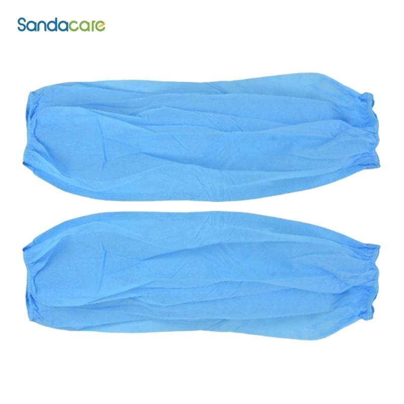 Disposable non-woven sleeve covers thick durable sleeve covers dustproof breathable anti fouling kitchen household sleeve covers
