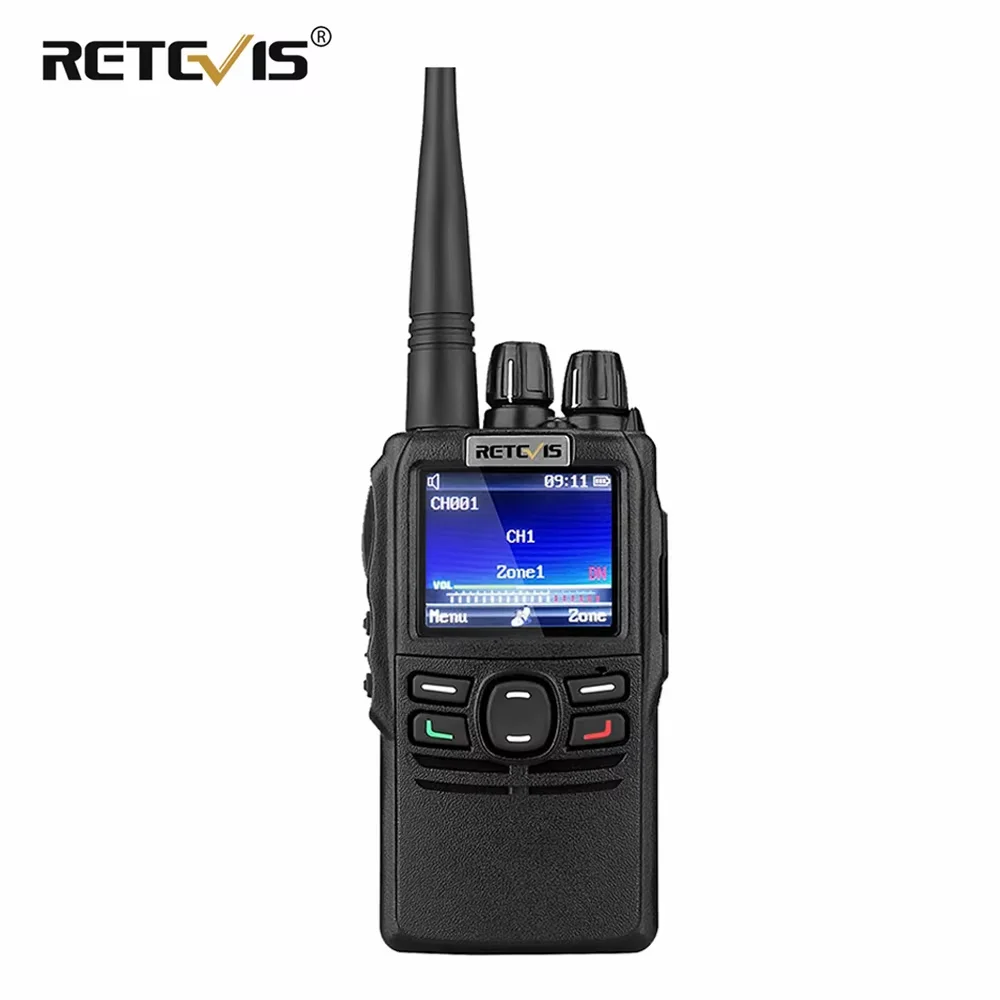 Retevis RB22 DMR Digital Walkie Talkie 5W Long Range Ham Two-Way Radio with SMS 4000CH Analog Capability