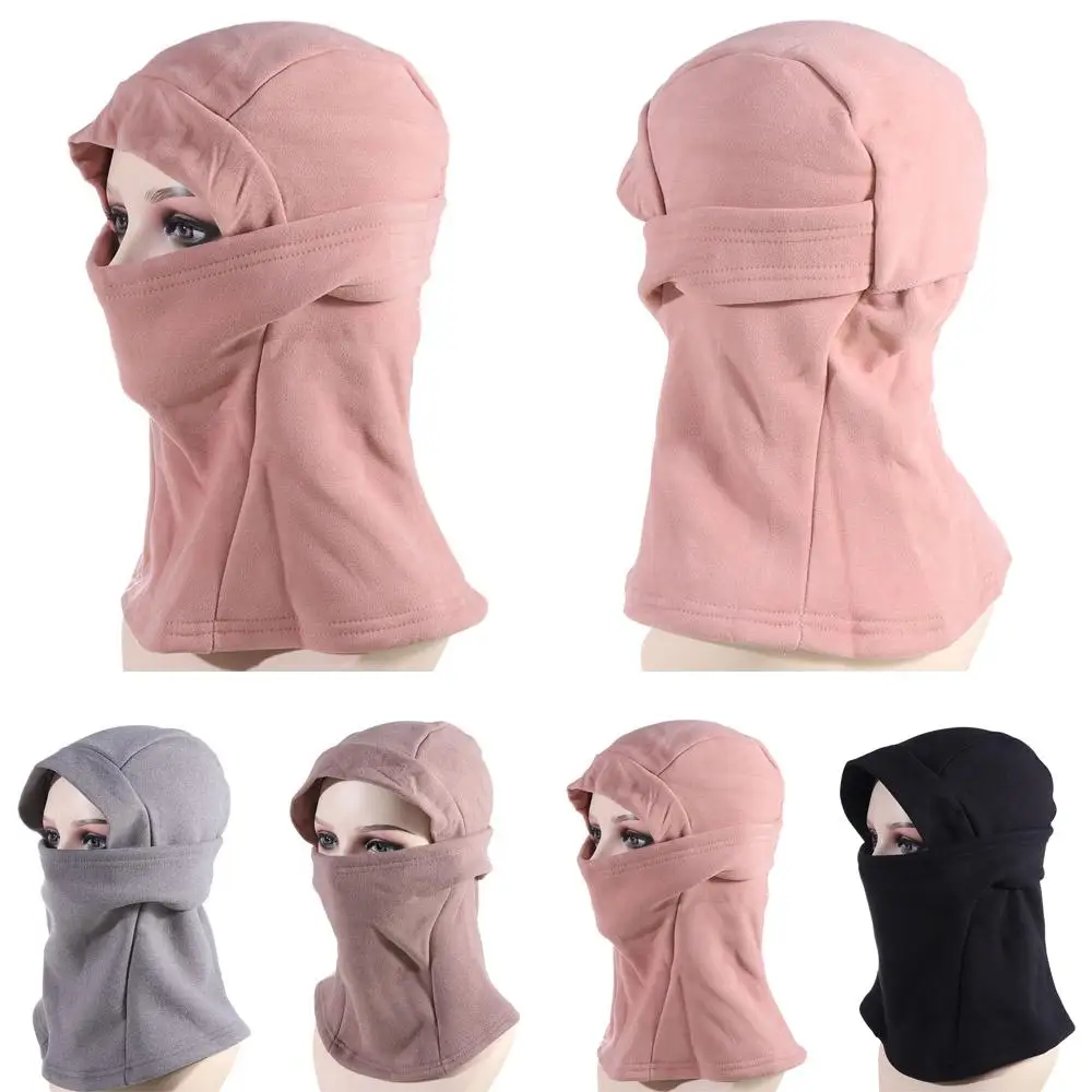 

Simple Thermal Full Face Cover Hats Pullover Cap Winter Mask Beanies Neck Protection Ear Warmer Earflap Balaclava Cap Riding