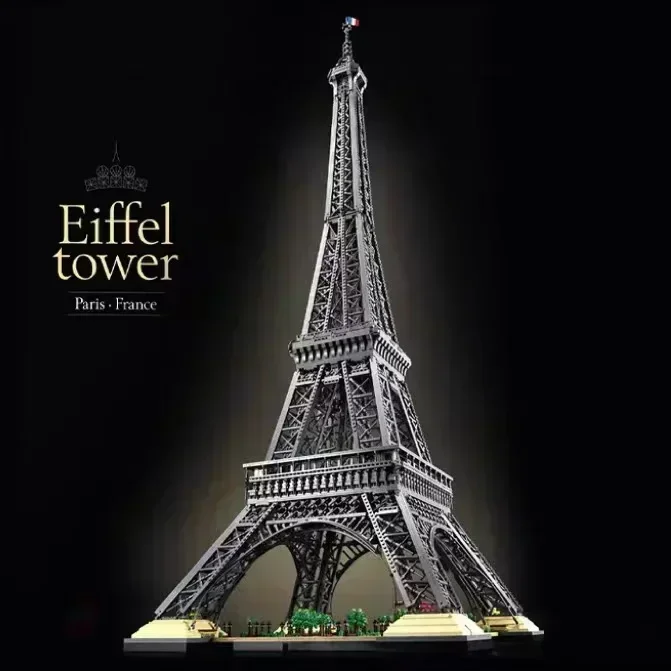 In stock  1.5M Eiffel Tower 10307 10001pcs PARIS Architecture Model Building Block Brick Kit Adult Children Toy Gift Set