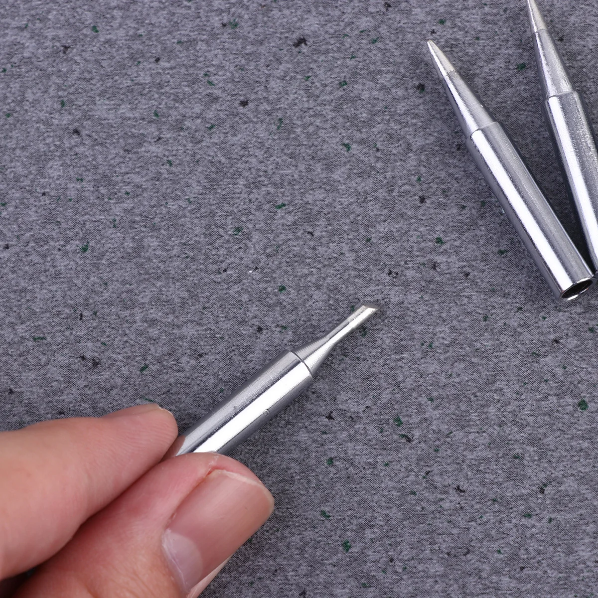 10 قطعة سبيكة لحام نصائح 900 متر سلسلة مقاومة للحرارة النحاس غرامة صنعة سهلة التركيب نظيفة 0.8d 1.2d 1.6d 2.4d